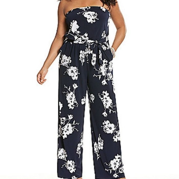 lane bryant white jumpsuit